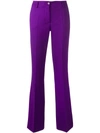 P.a.r.o.s.h . Flared Trousers - Purple In Purple