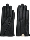 LANVIN LANVIN CLASSIC FITTED GLOVES - BLACK