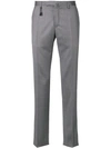 Incotex Classic Tailored Trousers In Grey