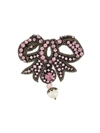 GUCCI GUCCI BOW DESIGN BROOCH - METALLIC