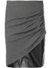 PINKO FOLDED PENCIL SKIRT