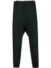 NEIL BARRETT TAPERED CROPPED TRACK PANTS