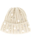 CA4LA embellished beanie hat