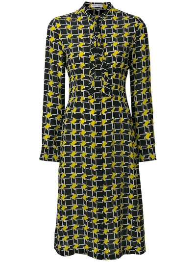 Tomas Maier Puzzle Print Dress - 黑色 In Black