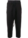 THOM KROM DROP CROTCH CROPPED TROUSERS