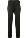 CAMBIO POLKA DOT CROPPED TROUSERS