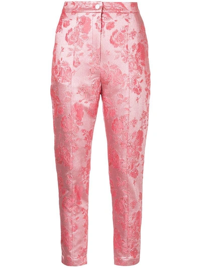 Manning Cartell Metallic Kyoto Calling Floral Trousers - 粉色 In Pink
