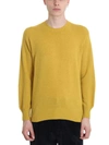 MAISON FLANEUR MUSTARD WOOL/CASHMERE SWEATER,10652308