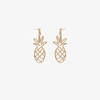 MALAIKA RAISS MALAIKA RAISS GOLD PLATED PINEAPPLE EARRINGS,MRJEW321713000213