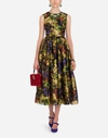 DOLCE & GABBANA PRINTED SILK DRESS,F6A1WTHS1NPHNE07