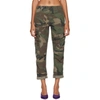 RE/DONE RE/DONE MULTICOLOR CAMO CARGO TROUSERS