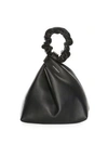 ELENA GHISELLINI Small Slouchy Leather Bucket Bag