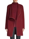 ELIE TAHARI Christina Double Face Wool Car Coat