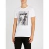 HUGO BOSS DOG-PRINT COTTON-JERSEY T-SHIRT