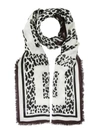 GIVENCHY LEOPARD 4G SCARF,10652674