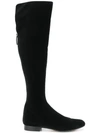 Alberta Ferretti Thigh High Over-the-knee Boots In Black