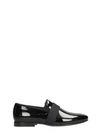 LANVIN BLACK PAINTED LOAFERS,10653327