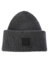 Acne Studios Pansy S Face Ribbed-knit Beanie Hat