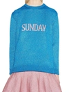 Alberta Ferretti Rainbow Week Capsule Days Of The Week Sunday Sweater In Light Blue