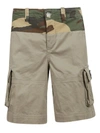 OFF-WHITE OFF-WHITE CAMOUFLAGE PRINT CARGO SHORTS,10653283