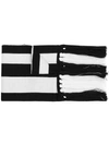 GCDS LOGO STRIPE SCARF