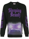 Gcds X Disney Sleeping Beauty Print Sweatshirt In Black