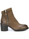 MOMA mid heel ankle boots
