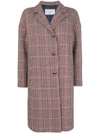MAURO GRIFONI MAURO GRIFONI SINGLE BREASTED COAT - RED