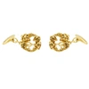 Lee Renee Rose Halo Cufflinks Gold