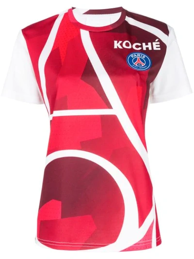 Koché Graphic In Red