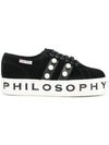 PHILOSOPHY DI LORENZO SERAFINI SUPERGA X PHILOSOPHY SNEAKERS