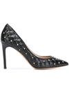 Valentino Garavani Spike Quilted Pump In Black