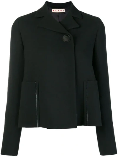 Marni Wool Waistcoat In Black