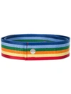 PALM ANGELS STRIPED BELT