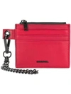 DIESEL DIESEL CARLY CARD-HOLDER - RED