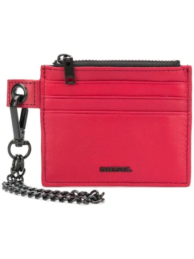 Diesel Carly Card-holder In Red