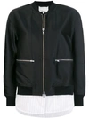 3.1 PHILLIP LIM / フィリップ リム 3.1 PHILLIP LIM BOMBER JACKET - BLACK