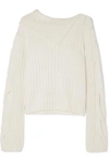 SEE BY CHLOÉ RIBBED-KNIT SWEATER