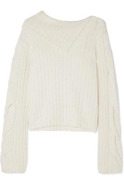 See By Chloé See By Chloe Flap Sweater In White.