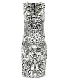 ROBERTO CAVALLI PRINTED STRETCH CRÊPE DRESS,P00342187