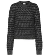 SAINT LAURENT MOHAIR AND WOOL-BLEND SWEATER,P00326447