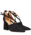 GANNI LINA SUEDE PUMPS,P00320377