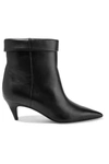 SAINT LAURENT Charlotte leather ankle boots