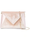 TYLER ELLIS TYLER ELLIS LEE POUCHET SMALL CLUTCH - PINK & PURPLE