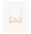 AUBADE NUDESSENCE STRETCH-TULLE HALF-CUP BRA,218-3003319-FM14