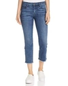 PARKER SMITH REBEL STRAIGHT CROPPED JEANS IN BLUE VILLA,2127ML