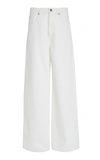 GOLDSIGN HIGH-RISE WIDE-LEG JEANS,W3353-965