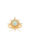 JENNY DEE ELECTRA MAXIMA OPAL RING,689612