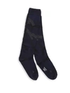 VALENTINO Camo Mid-Calf Socks,0400098838868