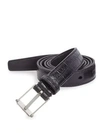 SAINT LAURENT Leather Belt,0400098910835